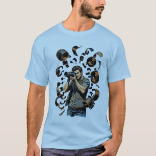 Camiseta Diseño de fotógrafos de aventura