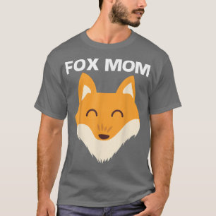 Camiseta Diseño de Fox Cuta Para Mamá Mujeres Mamíferas Mas