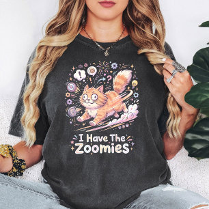 Camiseta Diseño de frase divertida de zoomies de gato