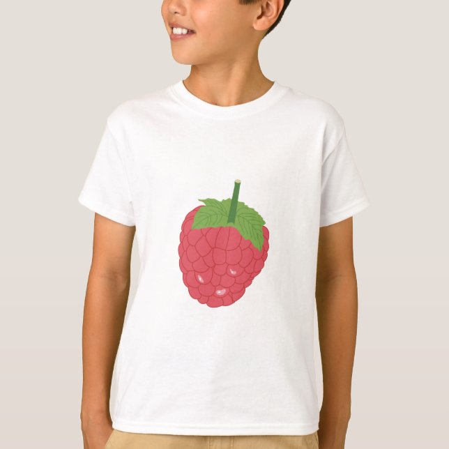 Camiseta Diseño de fruta de frambuesa (Anverso)
