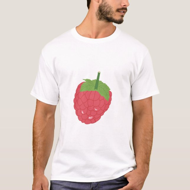 Camiseta Diseño de fruta de frambuesa (Anverso)