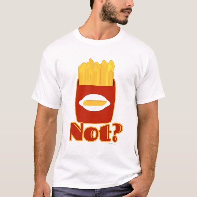 Camiseta Diseño de Fry Not Cheeke French Fries (Anverso)