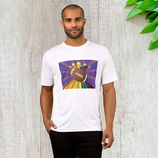 Camiseta Diseño de fútbol con estrellas vibrantes arte de a (Subido por el creador)