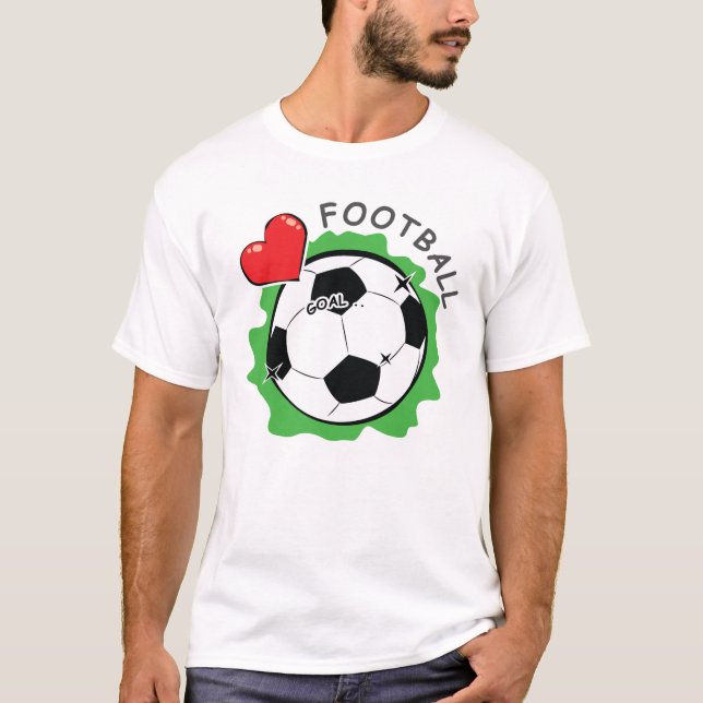 Camiseta Diseño de fútbol/fútbol (Anverso)