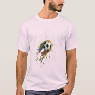 Camiseta Diseño de fútbol Splash Power Shot