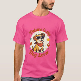 Camiseta Diseño de futuro amante de los perros