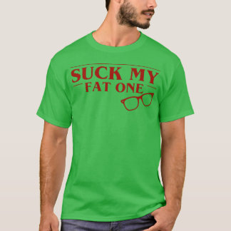 Camiseta Diseño de gafas rojas negritas con cita retro sarc