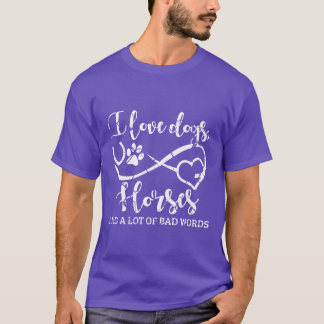 Camiseta Diseño De Gallop En Estilo Cabeza De Caballo