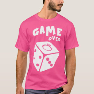 Camiseta Diseño de Game Over para fiesta de soltero Gif bon