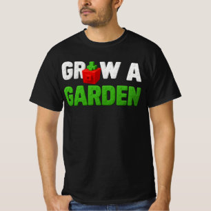 Camiseta Diseño de Gamer para Cultivar un Jardín para Niños