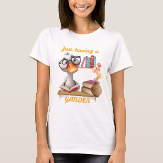 Camiseta Diseño de ganso, nerdy, ganso geeky