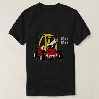 Camiseta Diseño de ganso tonto conduciendo meme Honk Honk