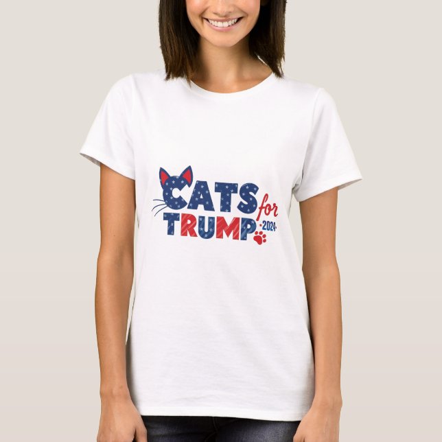 Camiseta Diseño de garras para Trump 2024 (Anverso)