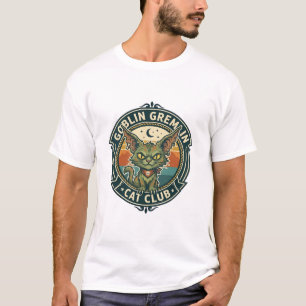 Camiseta Diseño de gatito lindo gato duende gremlin - Grem