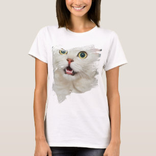 Camiseta Diseño de gato adorable