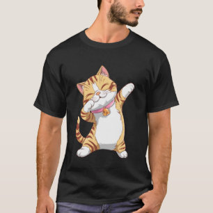 Camiseta Diseño de gato dabbing - Gato funky de baile dab p
