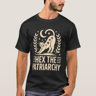 Camiseta Diseño de gato Hex La Patriarcado Feminista Estéti