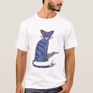 Camiseta Diseño de gato lindo   Regalo original para amante