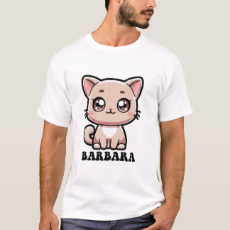 Camiseta Diseño de gato minino lindo de Bárbara