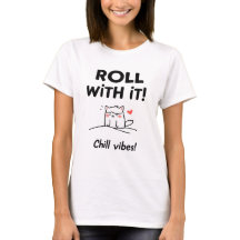 Diseño de gato 'Roll With It' - Vibraciones relaja