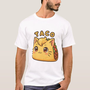 Camiseta Diseño de gato taco para el martes del taco y Cinc