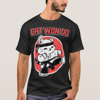 Camiseta Diseño de gatos de Taekwondo para fanáticos deport