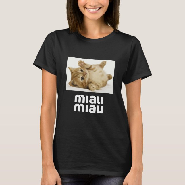 Camiseta Diseño de gatos divertidos (Anverso)