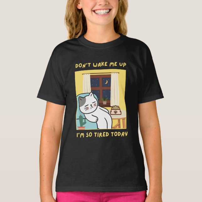 Camiseta diseño de gatos divertidos para los niños - diseño (Anverso)