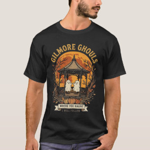 Camiseta Diseño de Gazebo de Fantasmas de Halloween Gilmore