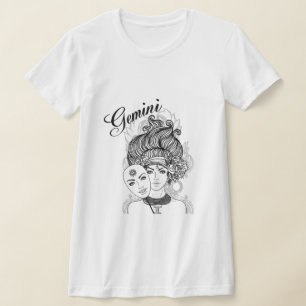Camiseta Diseño de Gemini Zodiac