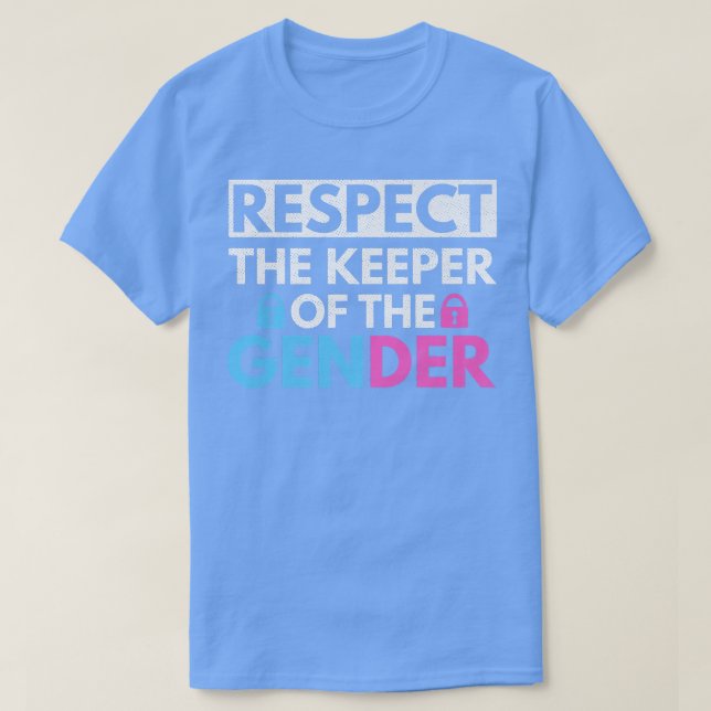 Camiseta Diseño de género revelador para un cuidador del gé (Diseño del anverso)