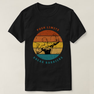Camiseta Diseño de gimnasio Rompe Barreras y Supera Límites