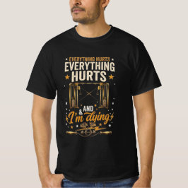 Camiseta diseño de gimnasio todo duele