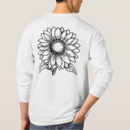 Camiseta Diseño de Girasol