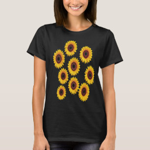 Camiseta Diseño de girasol