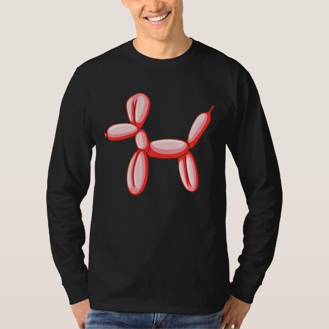 Camiseta Diseño de globos simples para perros (Anverso)