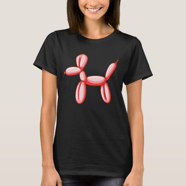 Camiseta Diseño de globos simples para perros (Anverso)