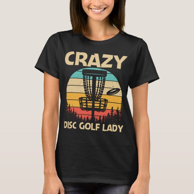 Camiseta Diseño de Golf en Disco Guay para Mujeres Amor Del (Anverso)