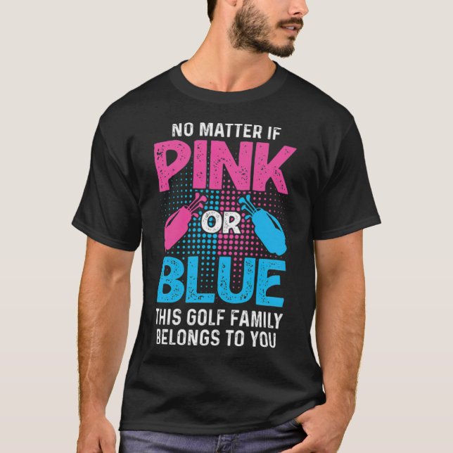 Camiseta Diseño de golf para un putter familiar de golf (Anverso)