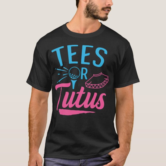 Camiseta Diseño de Golf Revelador de Género para un gol de  (Anverso)