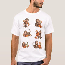 Diseño de golpea al bebé mono