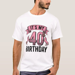 Camiseta Diseño de grabado vintage de unicornio para cumple