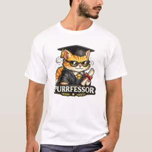 Camiseta Diseño de graduación de Purrfesor Cat Teacher