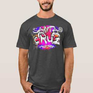 Camiseta Diseño de graffiti retro de Santa Cruz