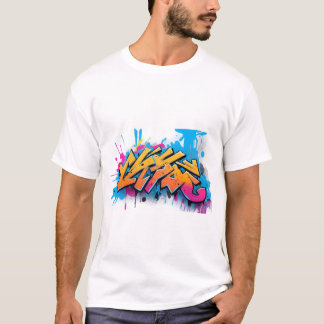 Camiseta Diseño de graffiti urbano - Estilo de arte calleje