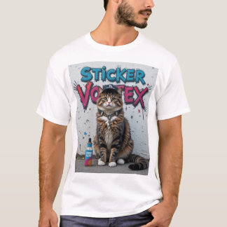 Camiseta Diseño de graffito para gatos de Guay estilo calle