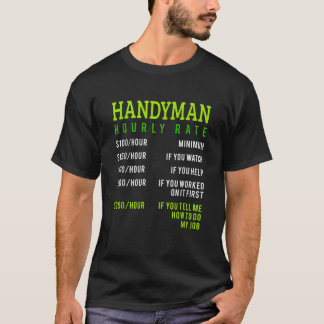 Camiseta Diseño De Gráficos De Precios Por Horas Para Papi