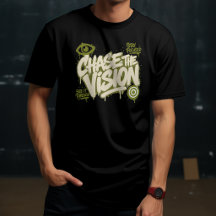 Diseño de grafiti de streetwear 'Persigue la visió