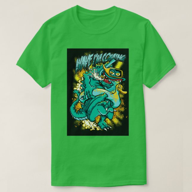 Camiseta Diseño de grandes monstruos (Diseño del anverso)