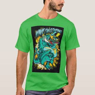 Camiseta Diseño de grandes monstruos